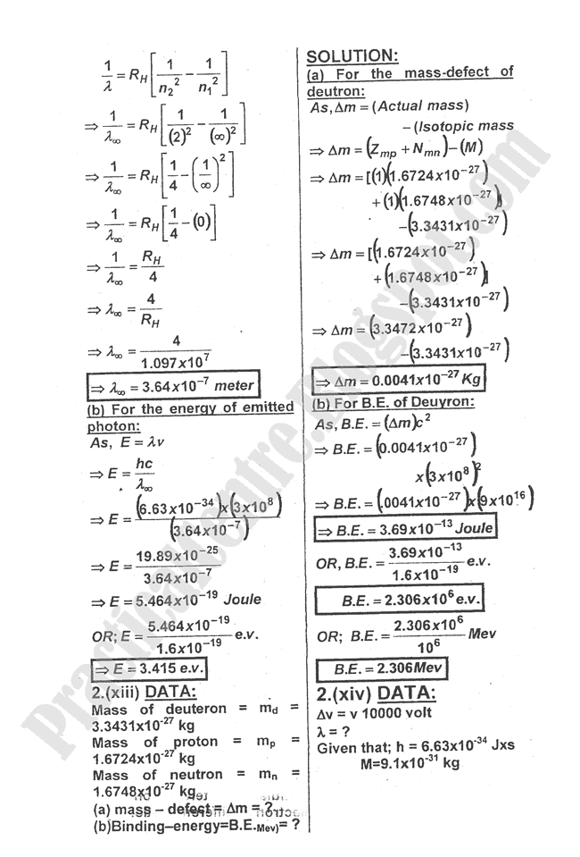 Physics-Numericals-Solve-2010-five-year-paper-class-XII