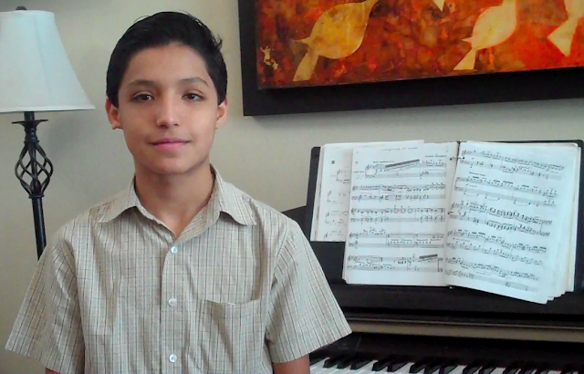 Leonardo Mora: Una  joven promesa del violín