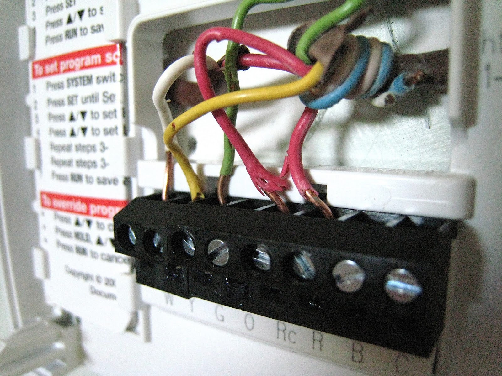 Rhody Life DIY Converting to Digital (Programmable) Thermostats