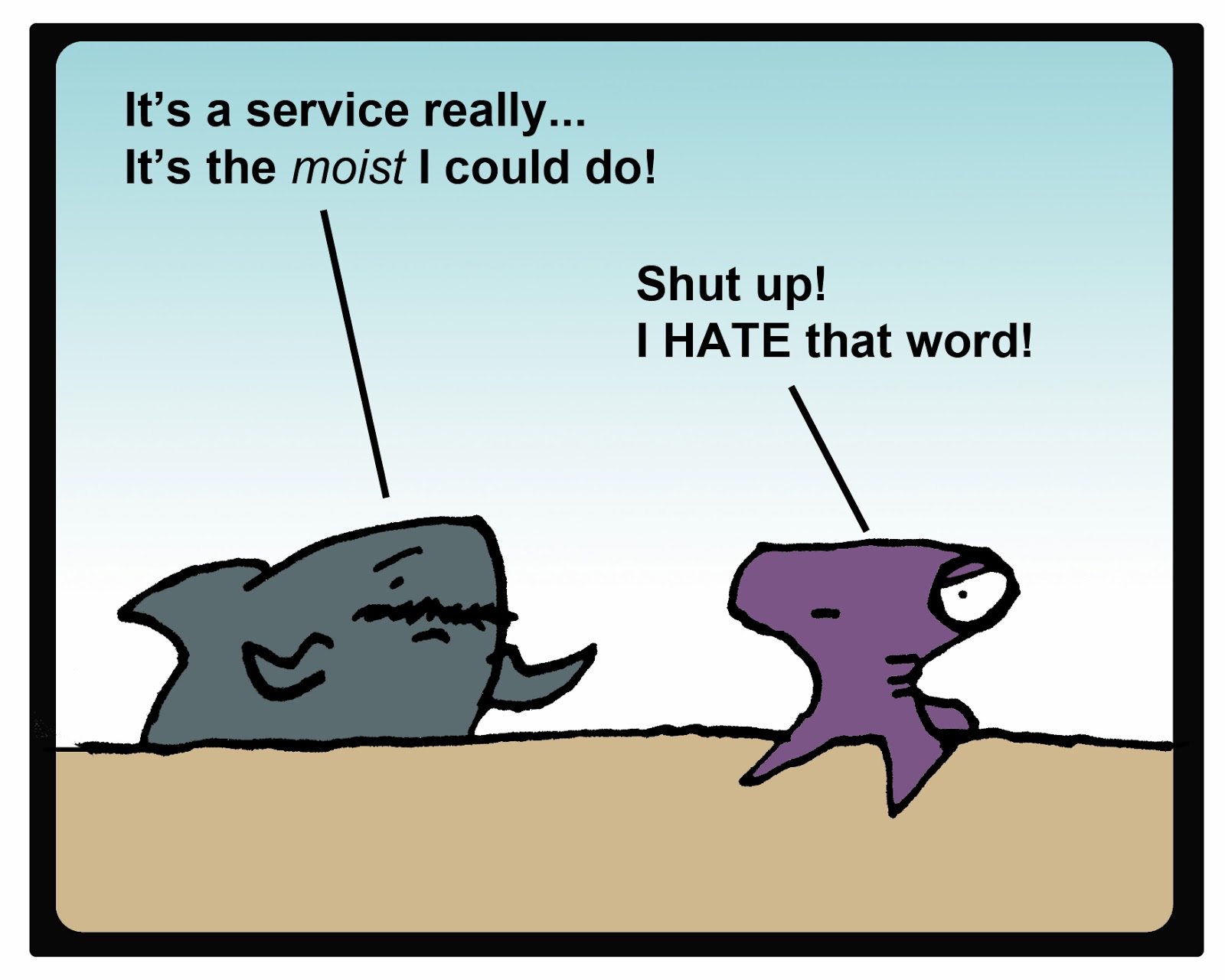 Shark Safety Training Show Moustache