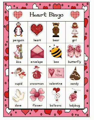 Valentine's Day Bingo For Preschoolers 3