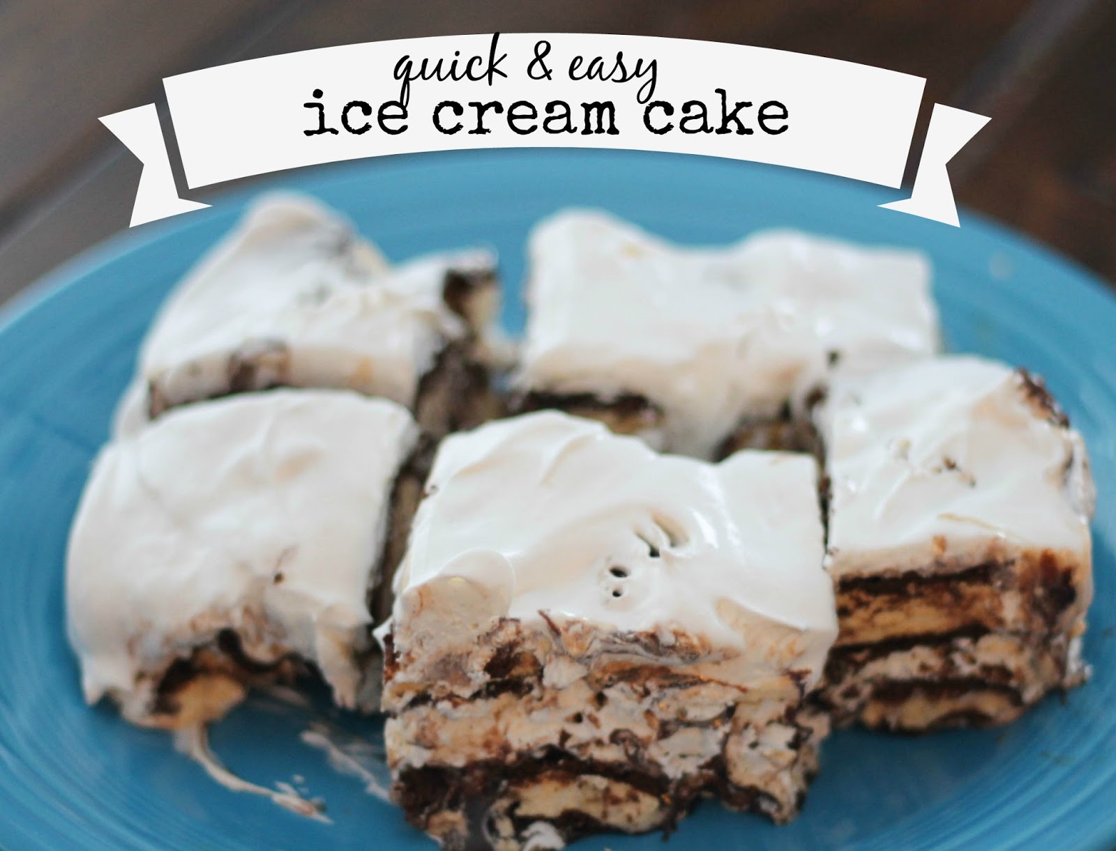 This Happy Life quick & easy ice cream cake