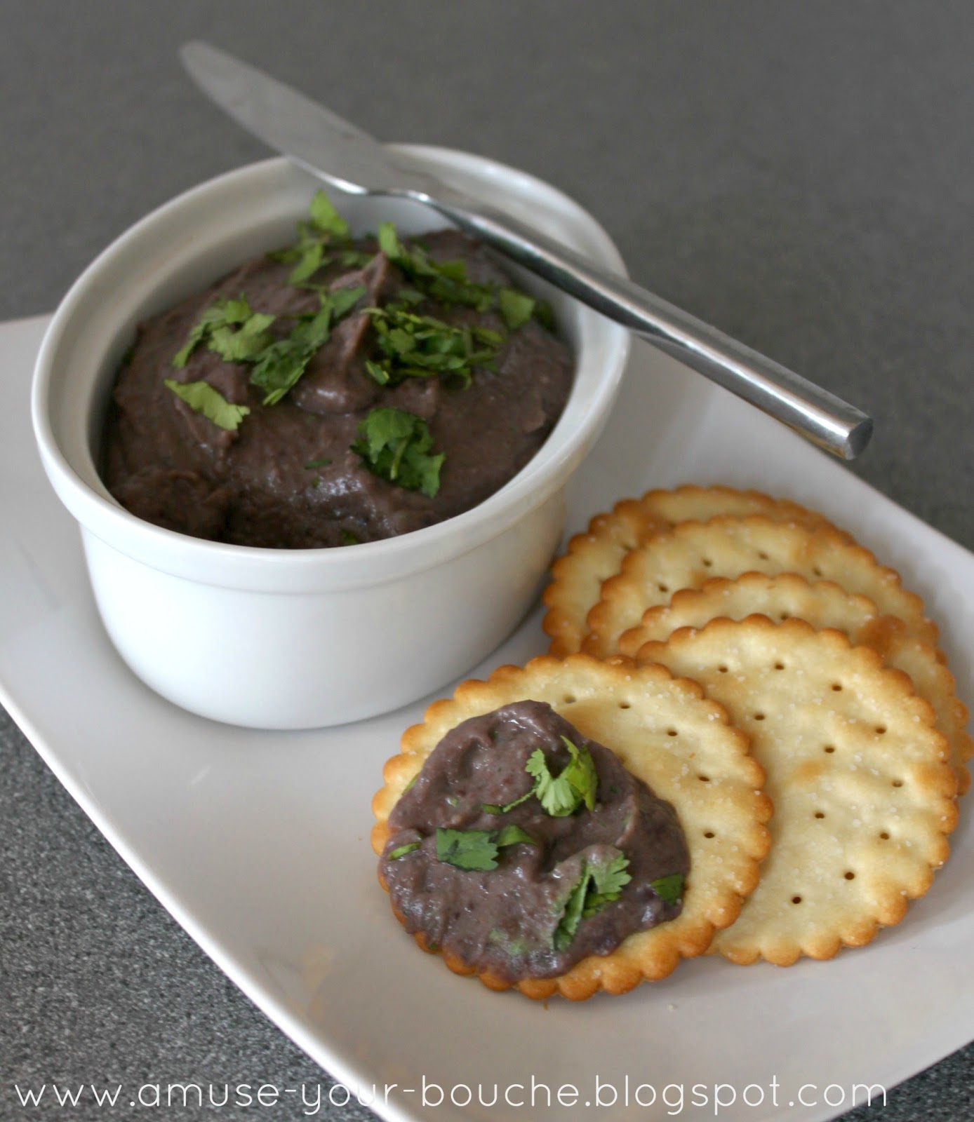 Quick black bean dip Amuse Your Bouche