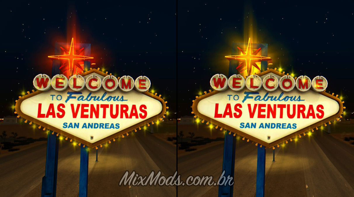 Welcome Las Venturas Sign Remastered (placa de LV em HD) - MixMods