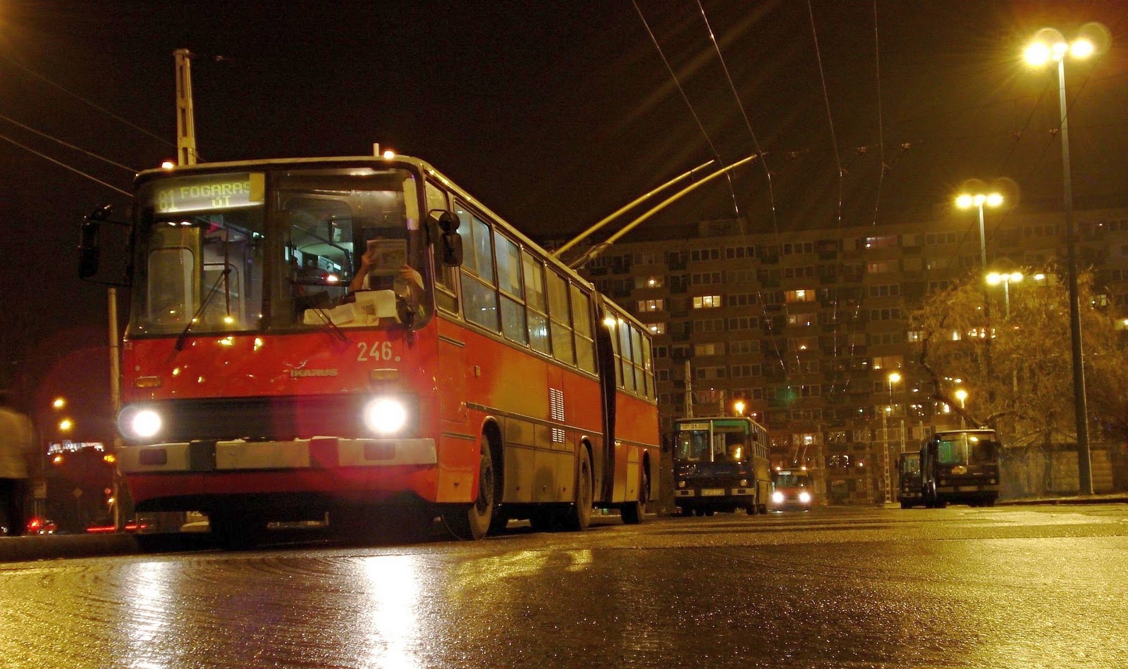 transpress nz Ikarus trolley bus, Budapest, Hungary