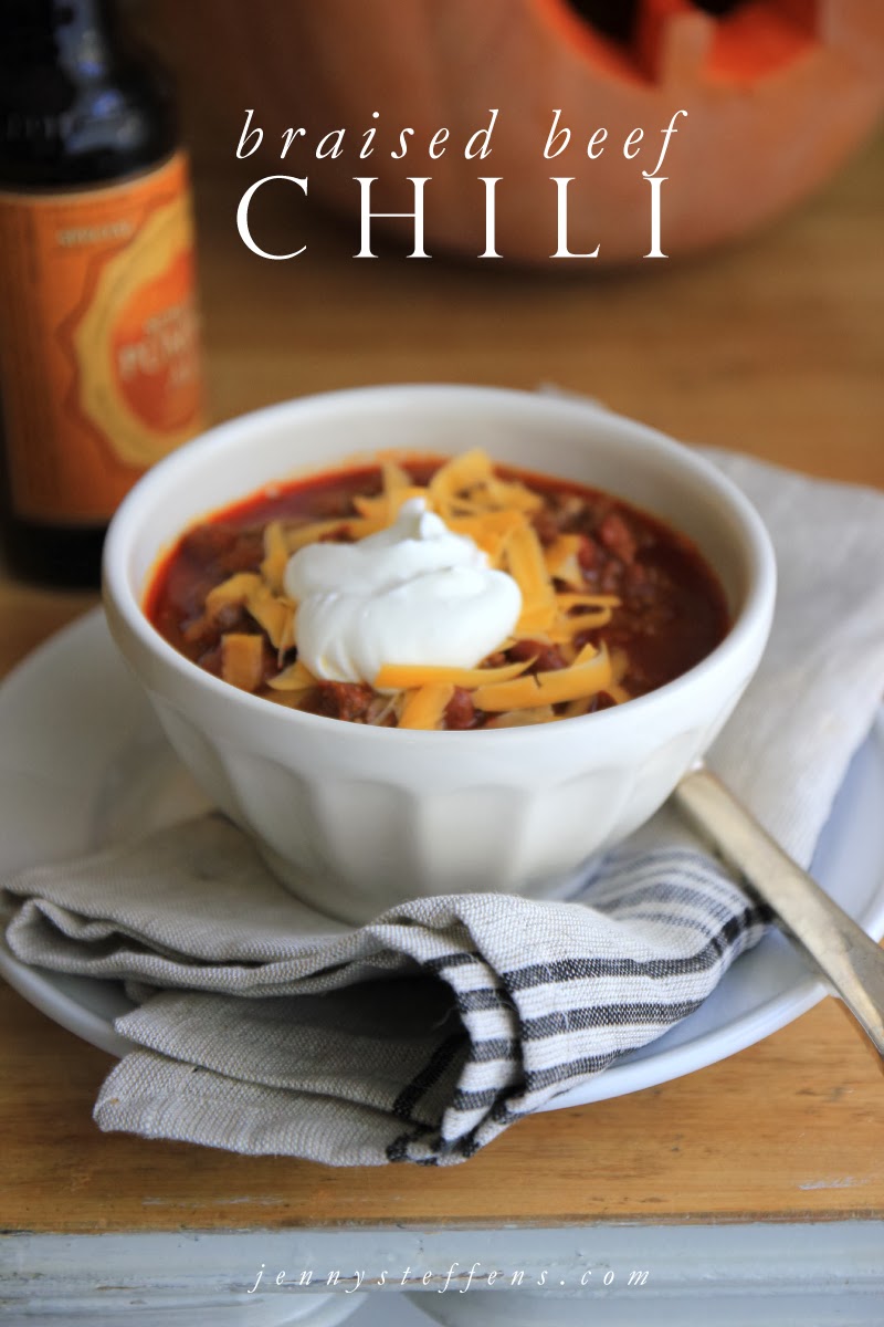 Jenny Steffens Hobick Our Pumpkin Carving Party + Braised Beef Chili