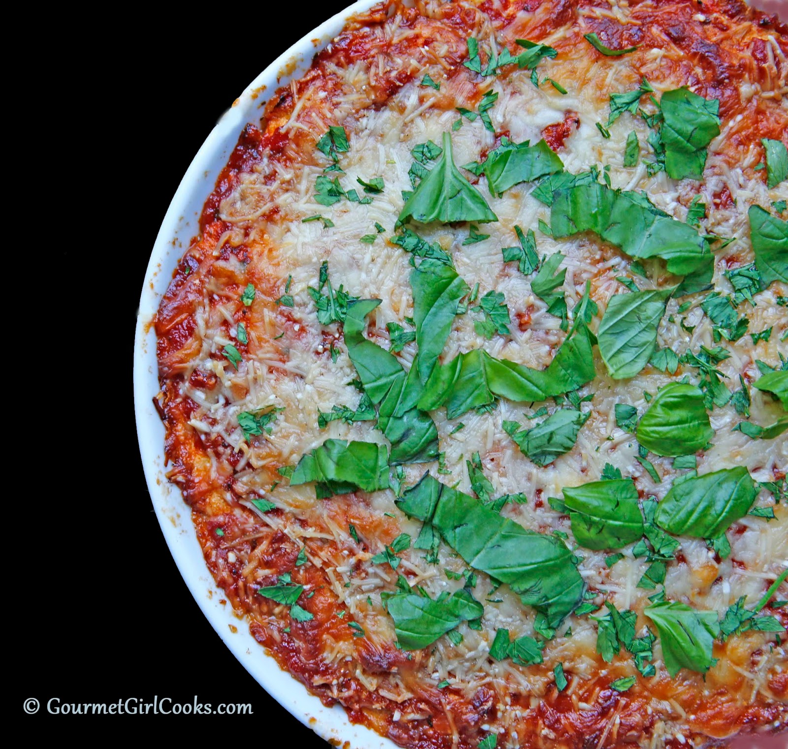 Gourmet Girl Cooks Lasagna Pie Low Carb & Gluten Free