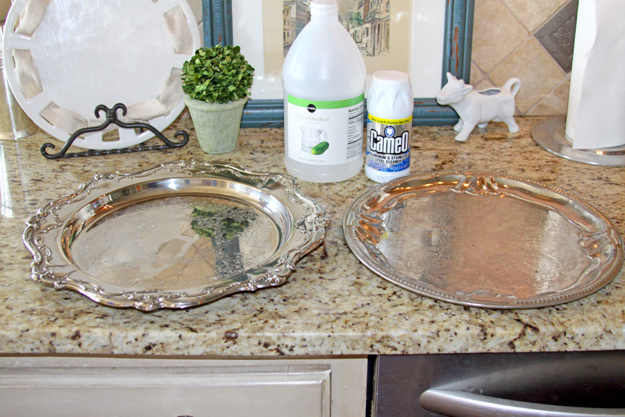 Crafty Southern Mama Cleaning "Cheap" Silver Platters