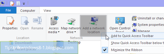 add to quick access toolbar add to quick access toolbar
