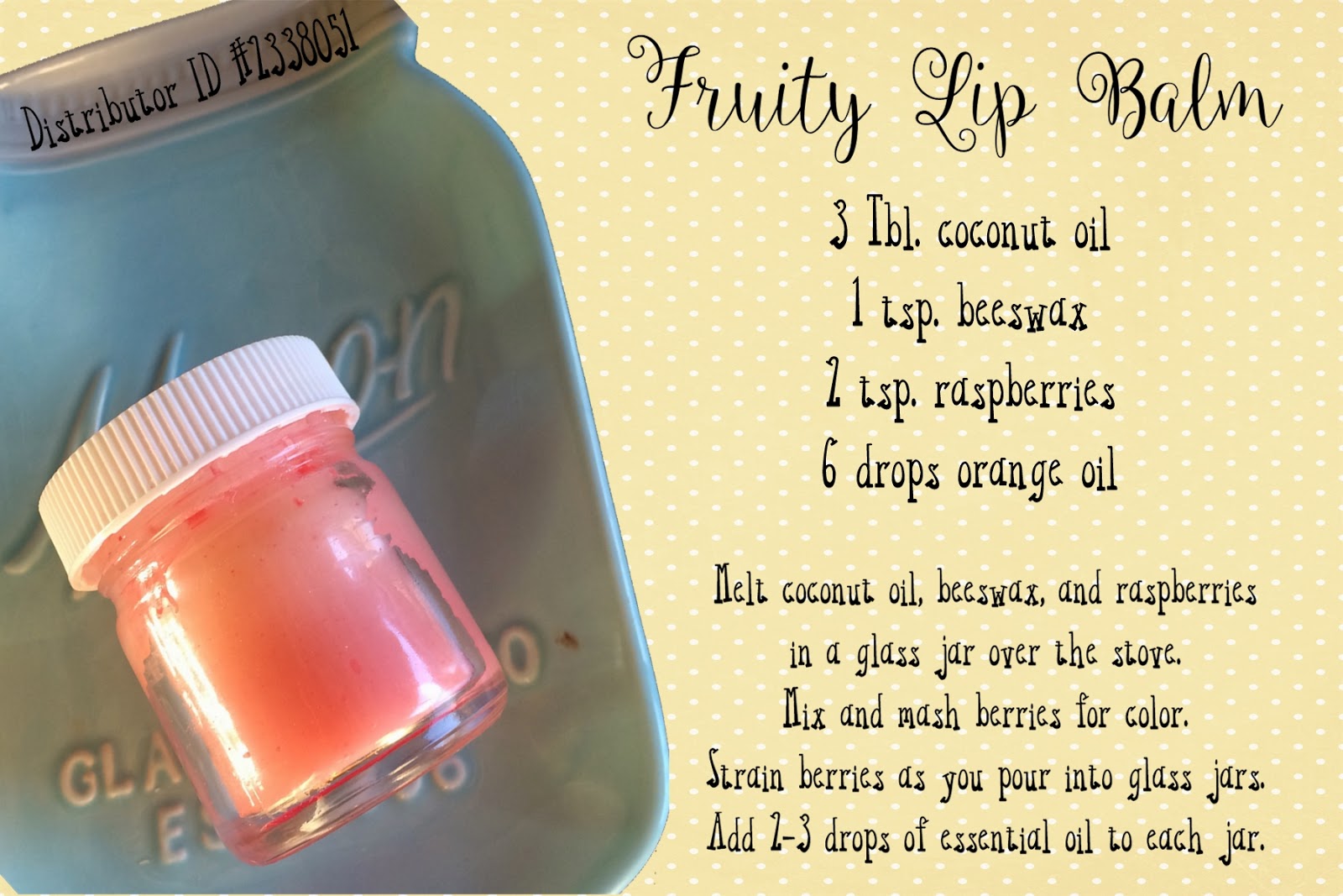 A List Maker's Life Essential Oils Flavored Lip Balm