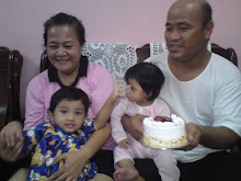 mummy dan daddy kuu..bersama cucu-cucu nya