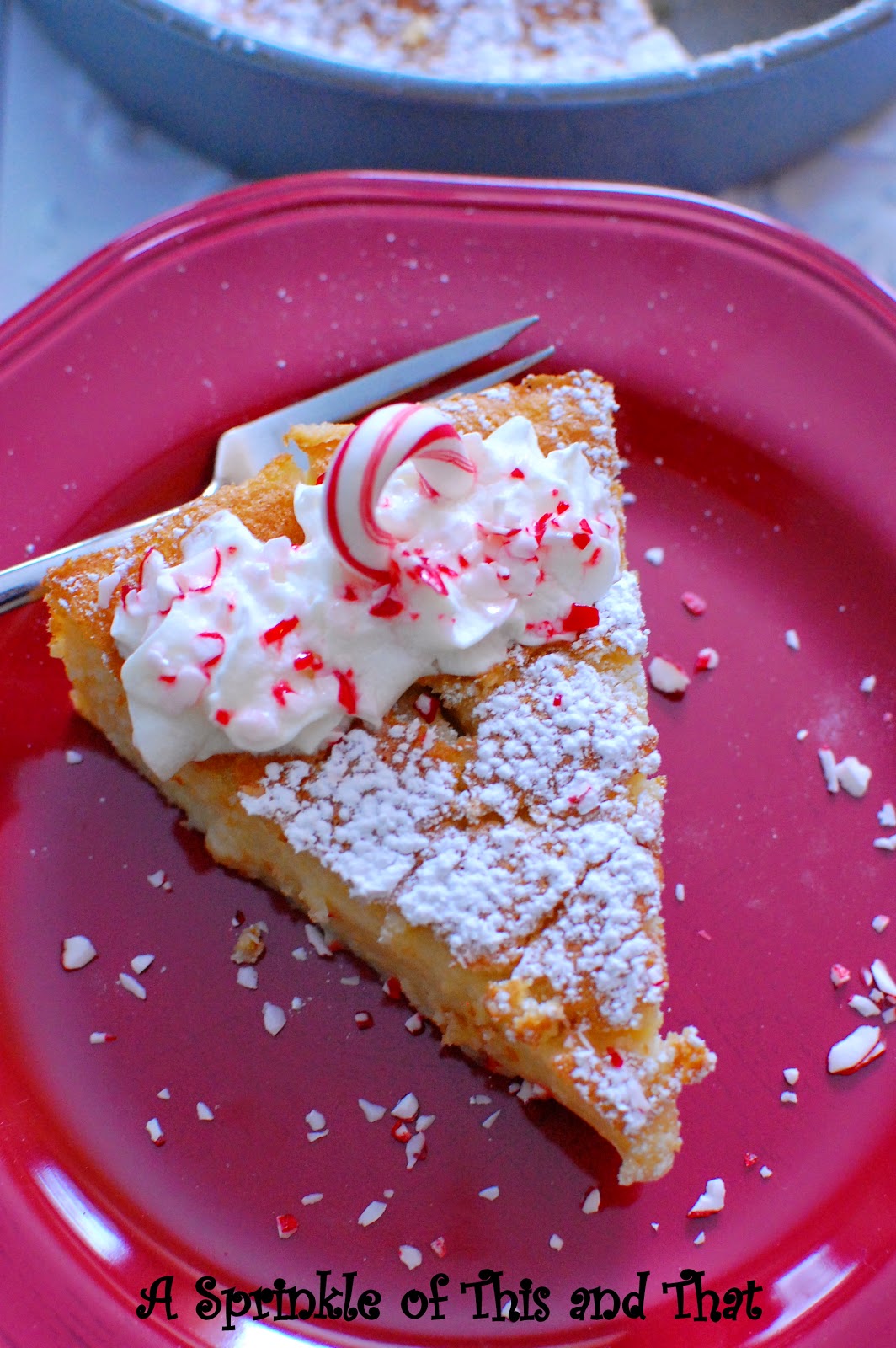 A Sprinkle of This and That: Peppermint Custard Pie