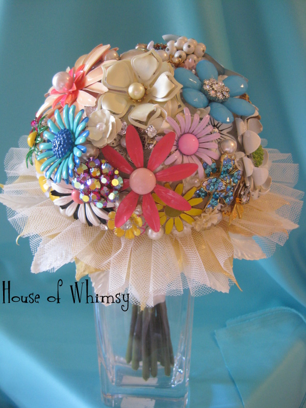 House of Whimsy Addicted to Vintage Enamel Floral Pins