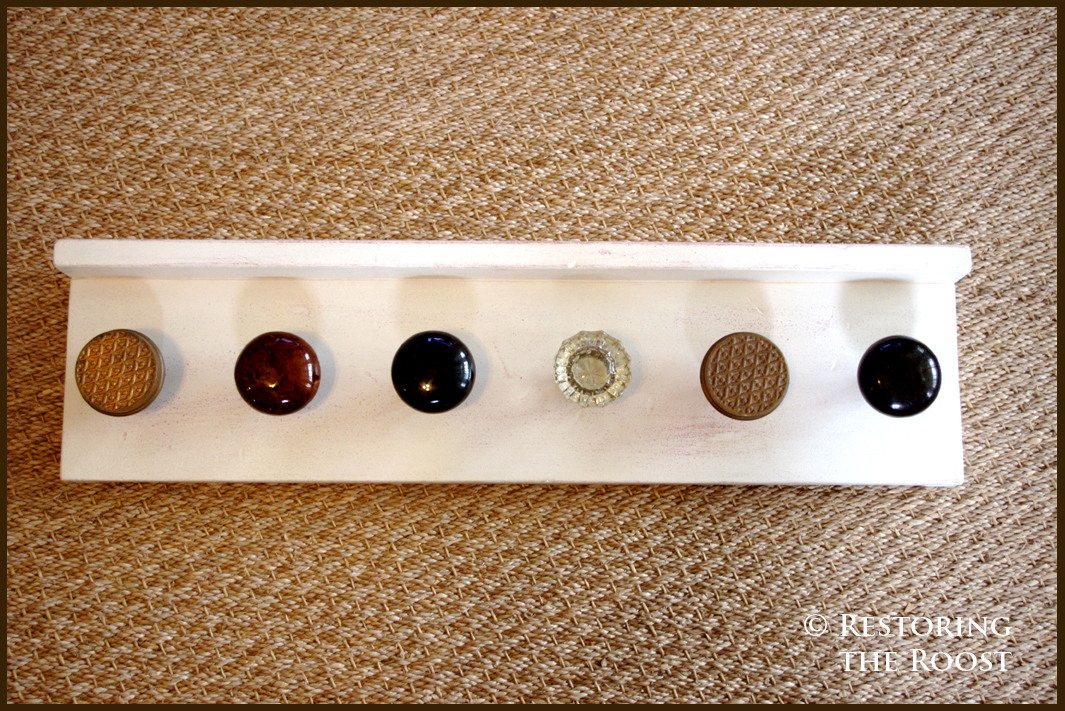 Restoring the Roost Vintage Door Knob Shelf