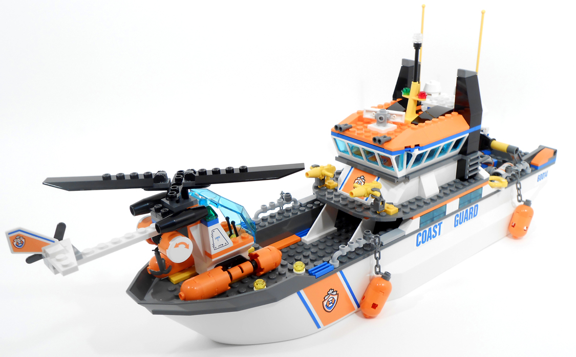 Ersatz Aufkleber/Sticker Set für LEGO Set 60014 Coast Guard Patrol 2013 