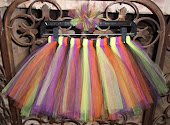 Halloween TuTu with matching hair bow