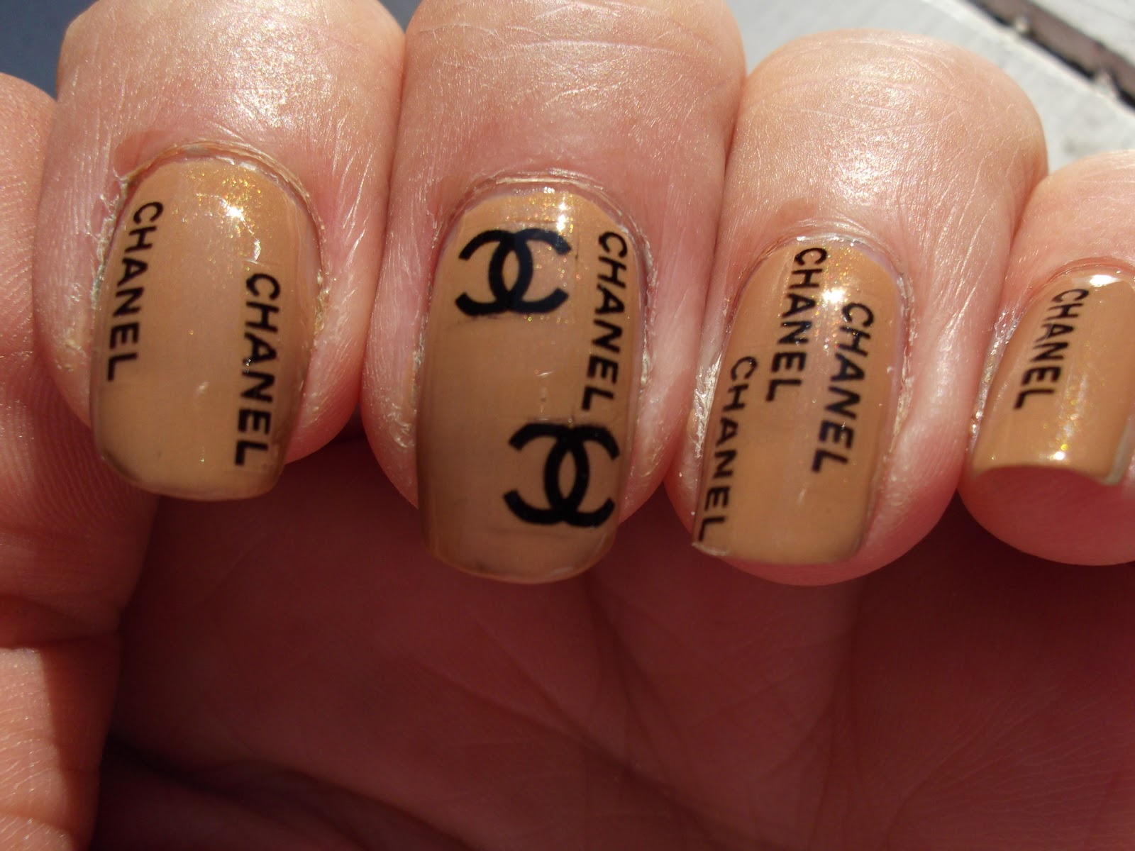 3. Chanel Inspired Dripping Nails - wide 7