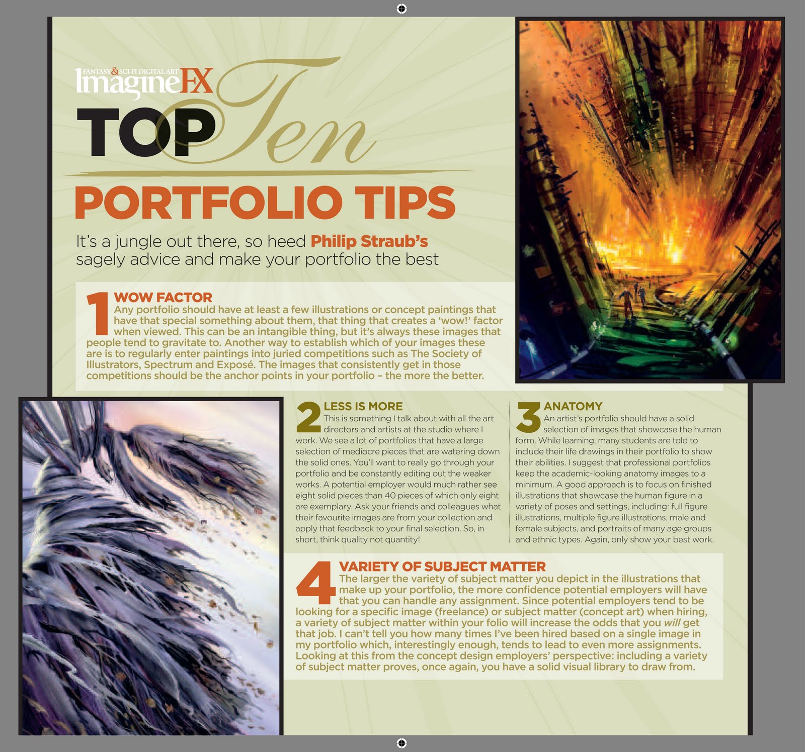 Top 10 Portfolio Tips