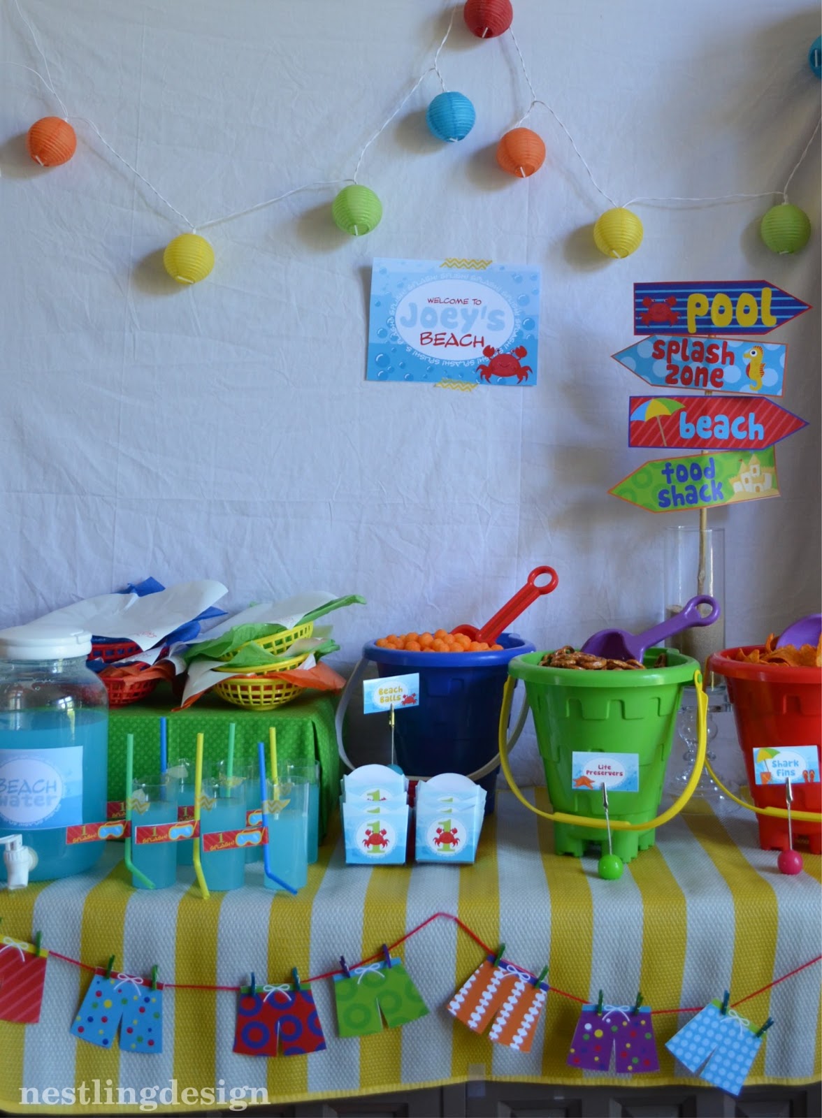 Nestling: Beach Ball Pool Party Reveal! {New to the Shop}