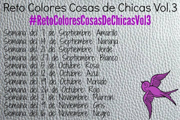 #RetoColoresCosasdeChicasVol3