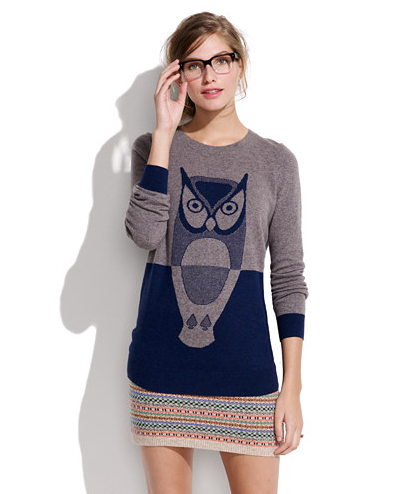Just B: B Needed: Owl sweater