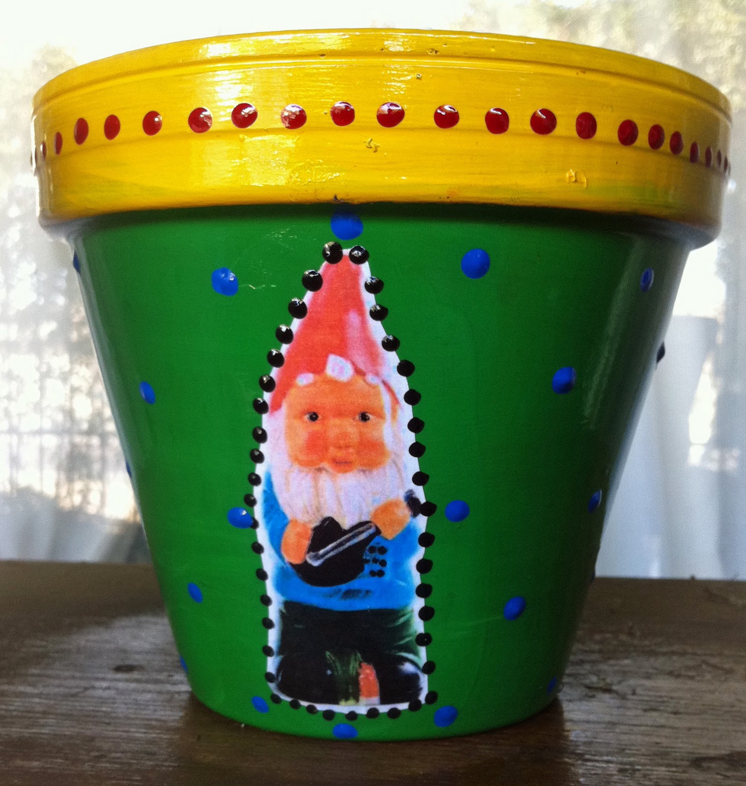 Happy Gnome Flower Pots The Crafty Chica