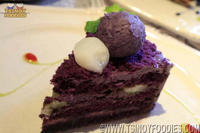 ube macapuno cake