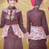 Baju Muslim Esme Blus E-011205 - Coklat Marun