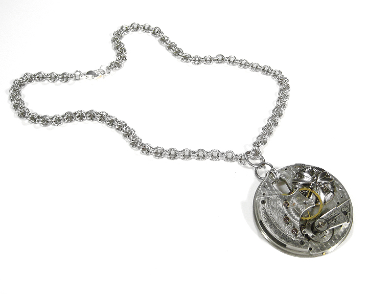 DIY Pocket Watch Necklace SevenMorRoses