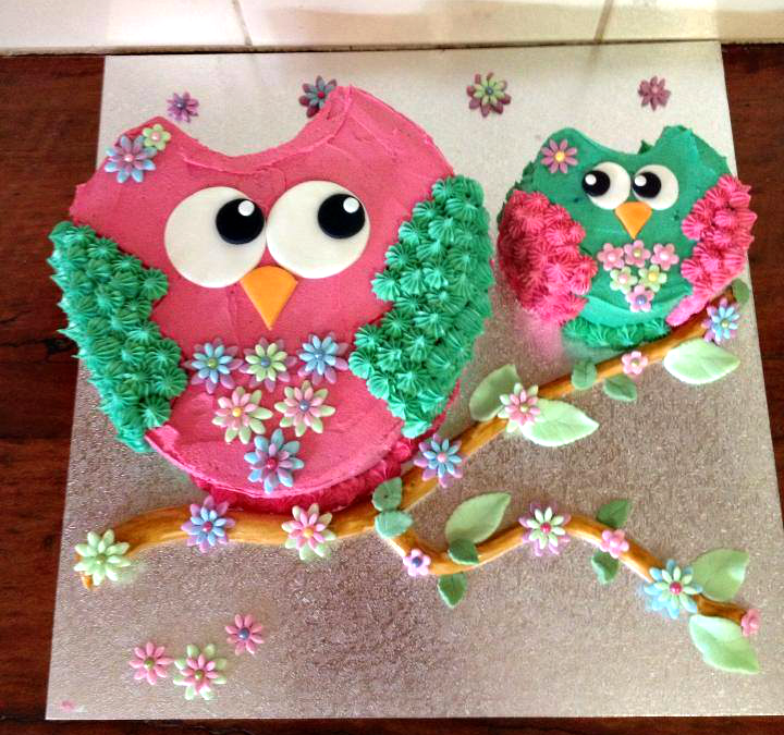 owl birthday cake mom baby owl birthday cakes
