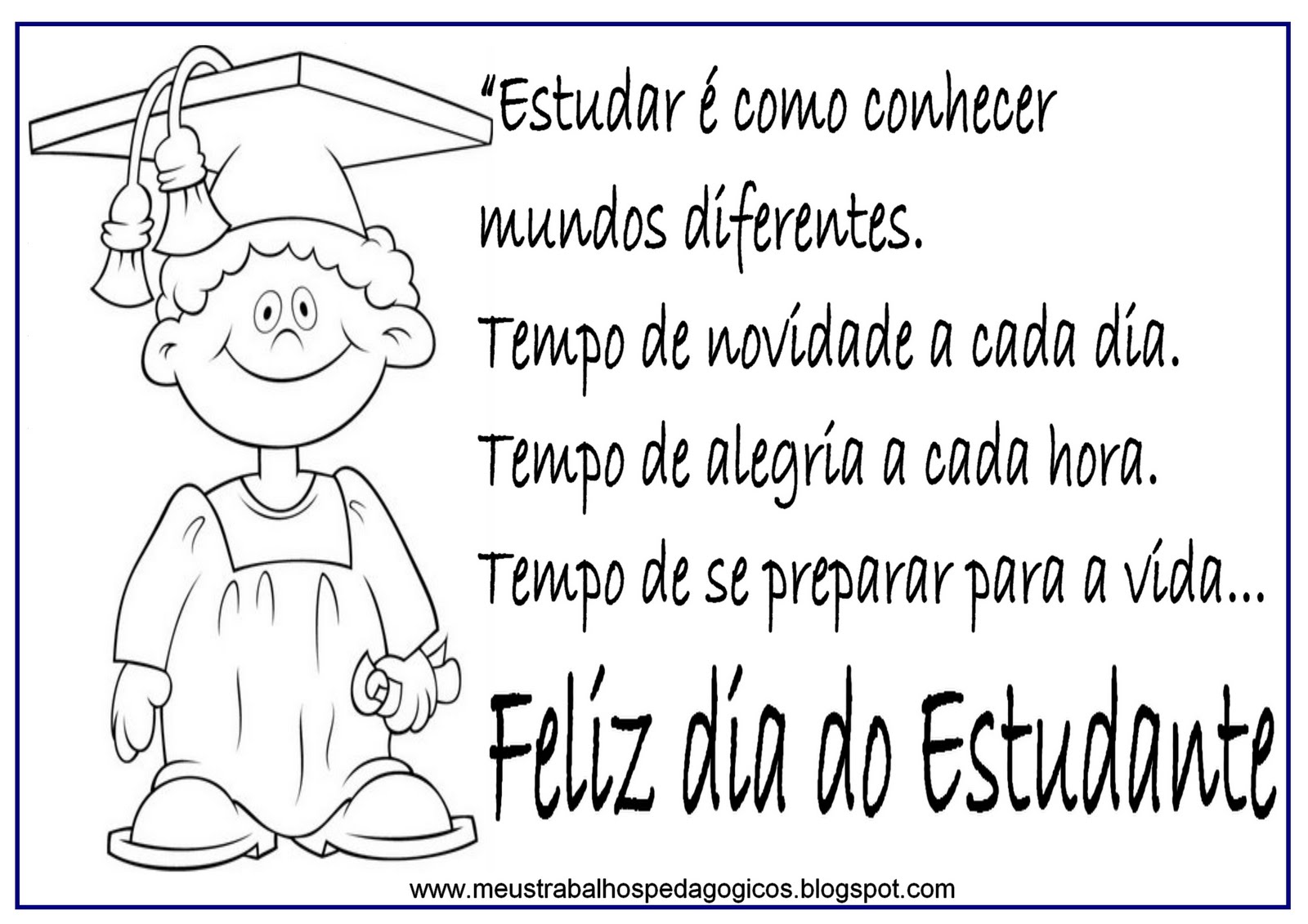 Blog da tia Cláudia: DIA DO ESTUDANTE