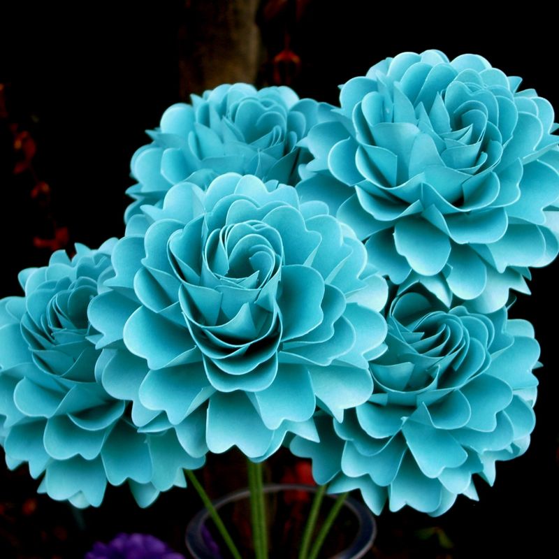 For the Love of Paper... Teal Blue Wedding & a Touch of Purple