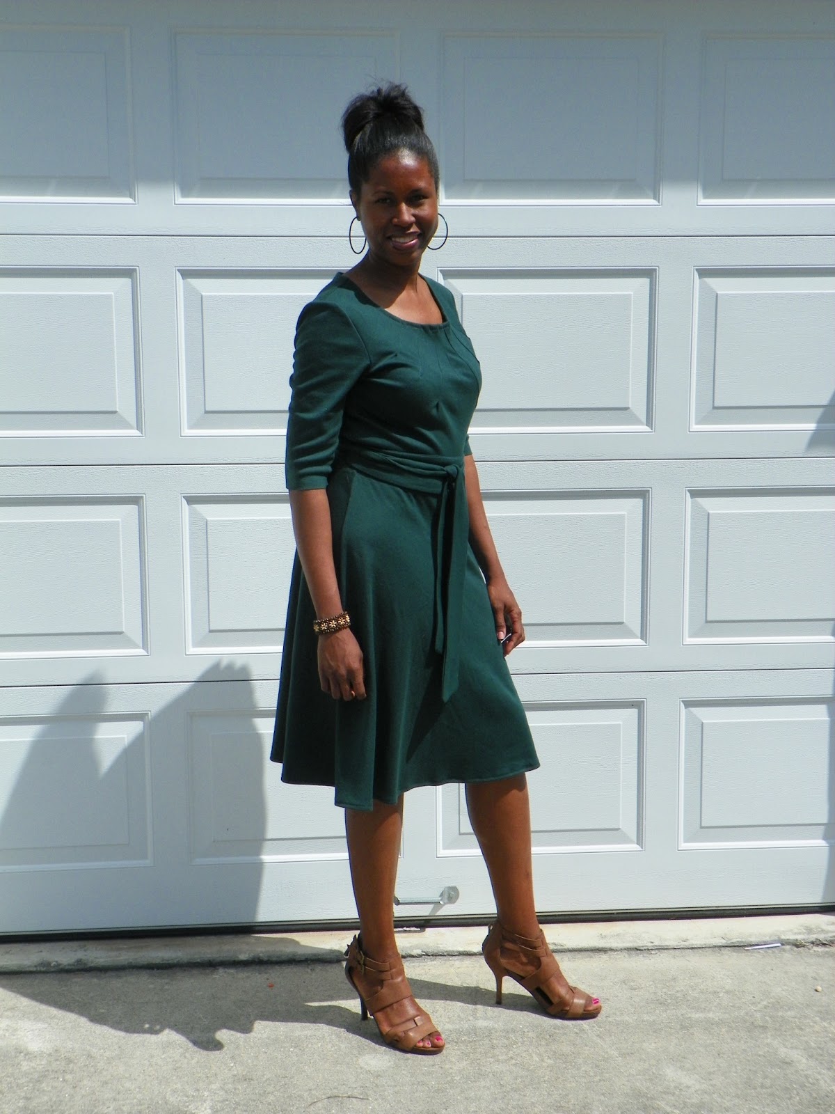 Ten Thousand Hours of Sewing Vogue 8663The Coveted Hunter Green