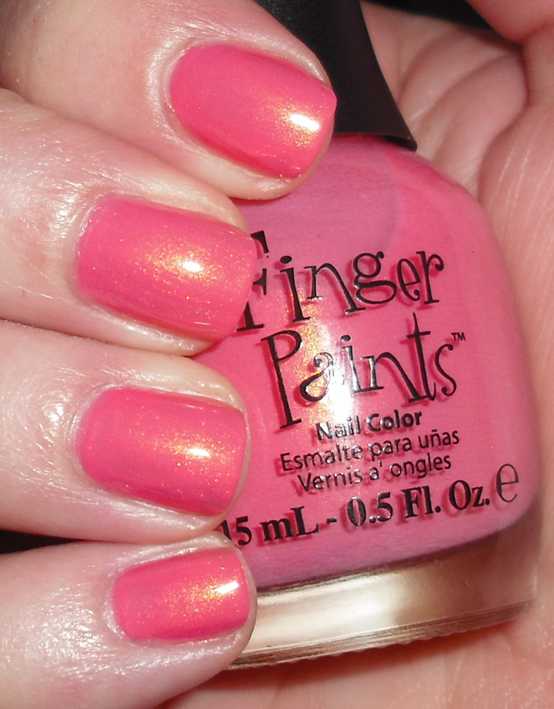 Imperfectly Painted Pink Wednesday Finger Paints Rose Patina