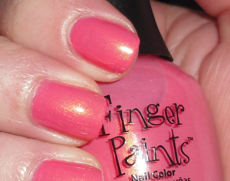 Imperfectly Painted Pink Wednesday Finger Paints Rose Patina
