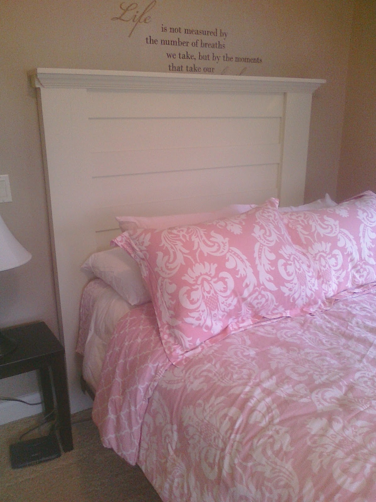 Turn your old door into custom headboard. Repurposed building materials ReStore, ReVive, ReNew.