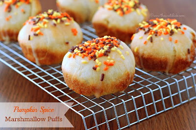 #Pumpkin #Spice #Marshmallow #Puffs by The Sweet Chick