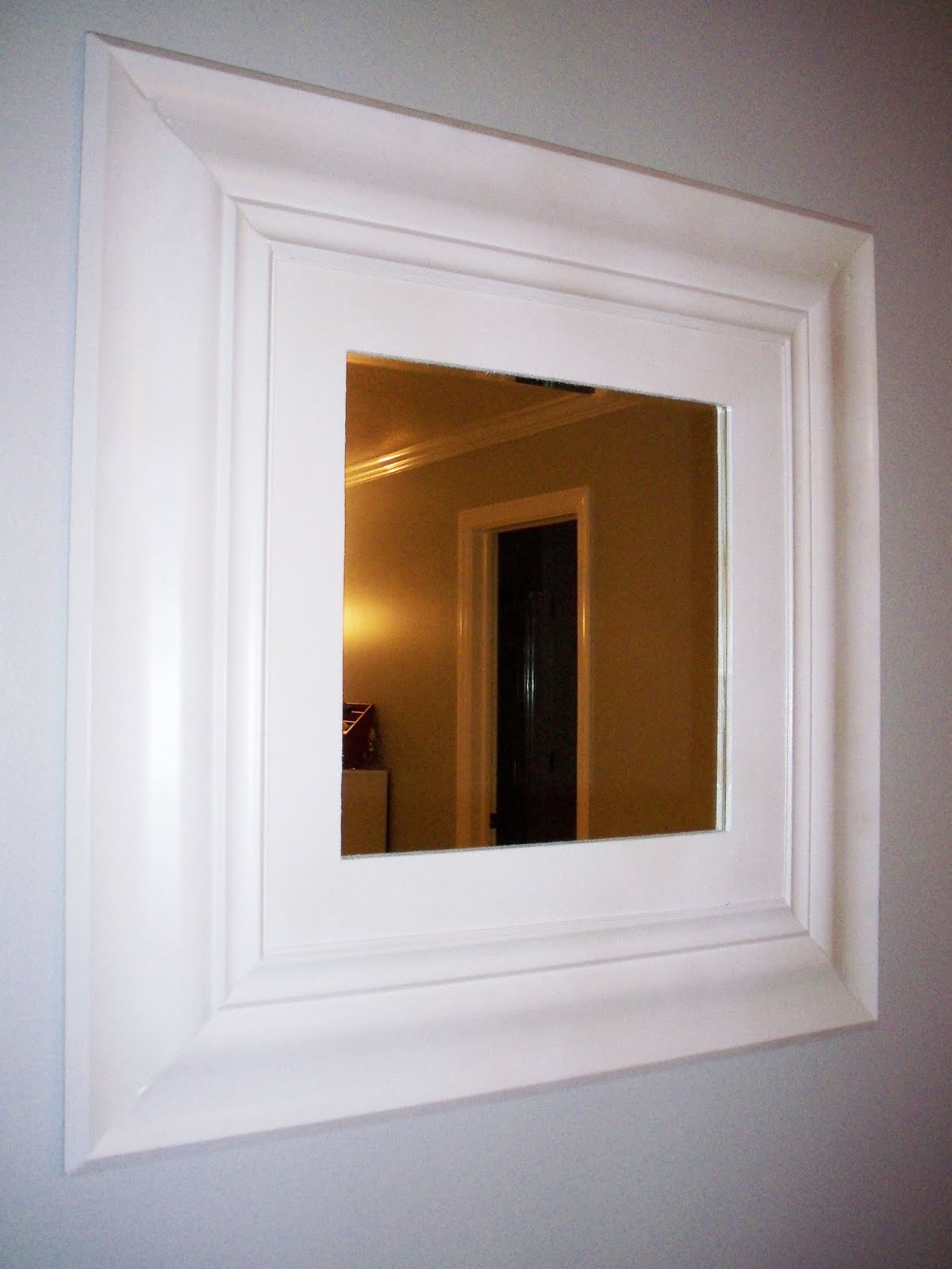 centsibly chic sisters Crown Molding Turned Mirrors