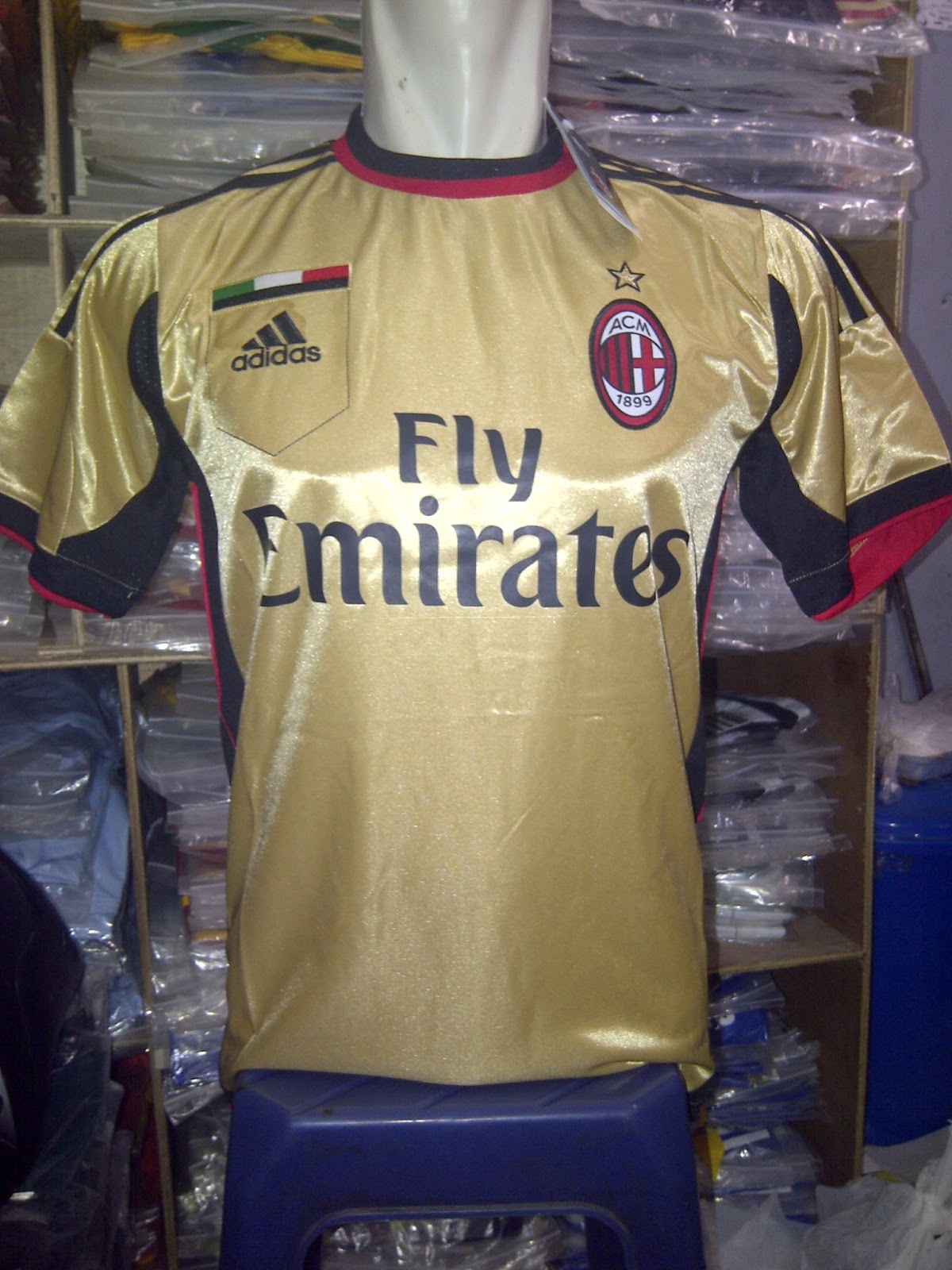 Jual Kaos Bola Jersey: Jersey AC Milan 3rd Away 2013 ...