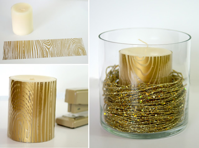 gold candle
