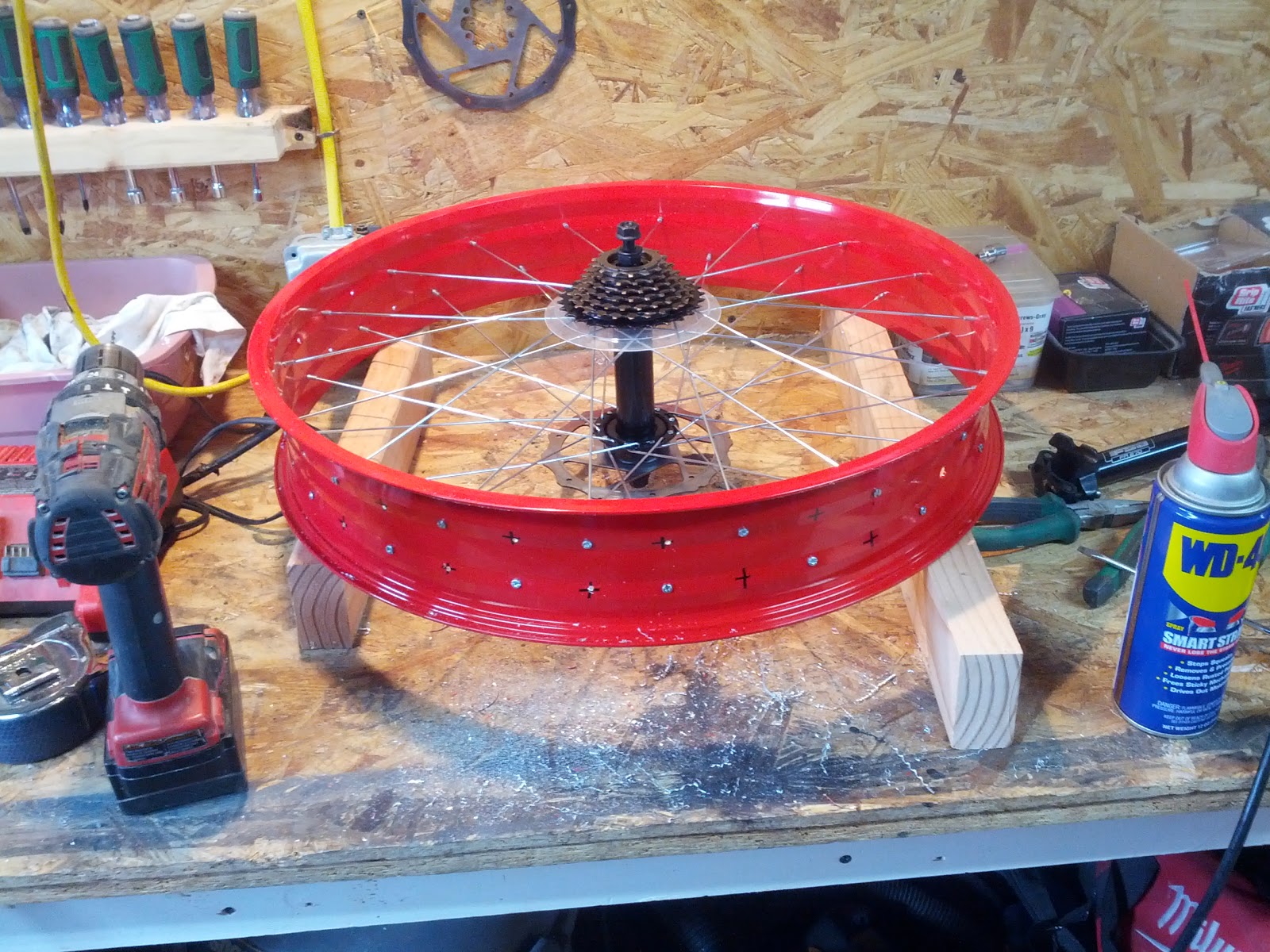 Right to Bike How to drill your rims.