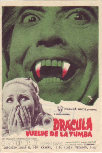 Drácula Vuelve de La Tumba (1968) Español, VOSE