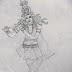 My first drawing : Krishna my love :)