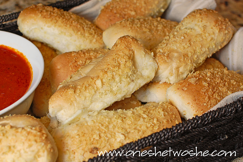 Cheese Stuffed Breadsticks Or so she says...