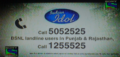 Indian Idol 6 Phone Registration
