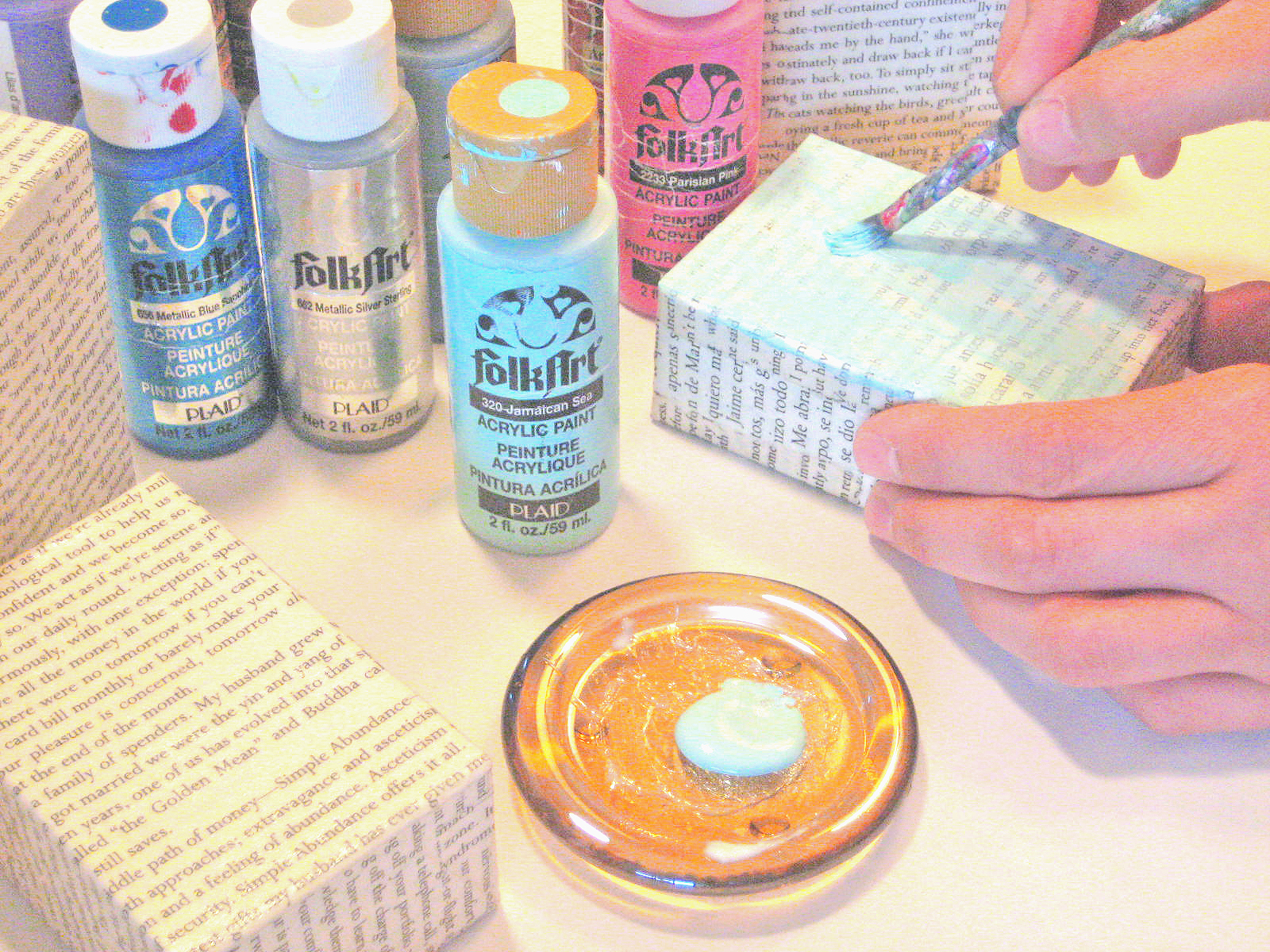 Alma Stoller how to make a soap box canvas