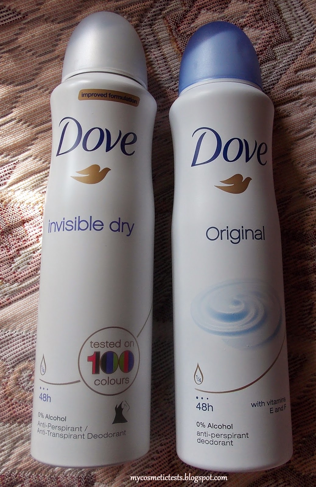 Antiperspirant Dove My Cosmetic Tests