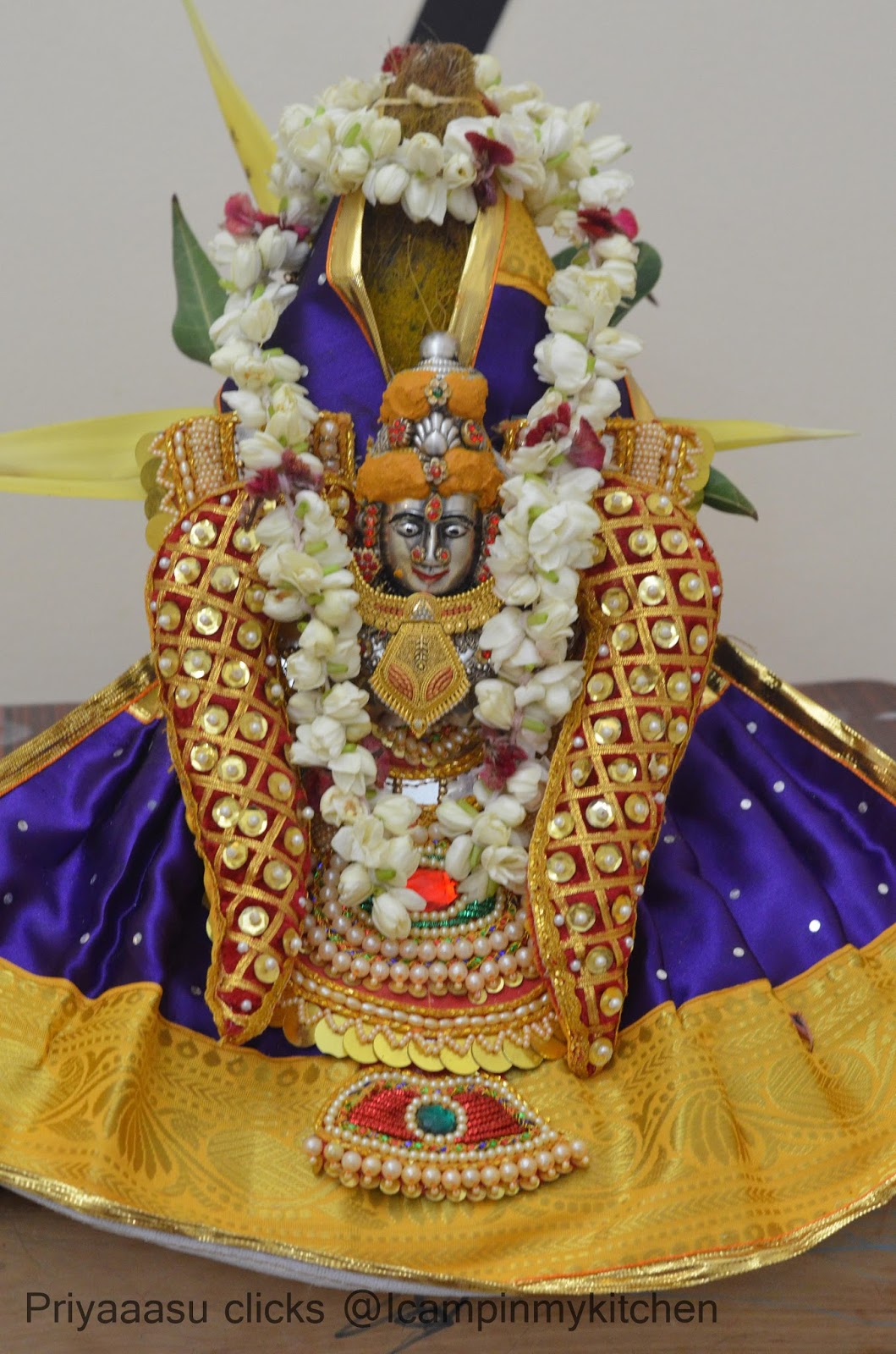 Varalakshmi Vratham & Navrathri Kalasam Jodanai/Decoration and Pooja I Camp in my Kitchen