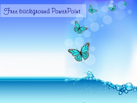 Butterfly  background PowerPoint 1