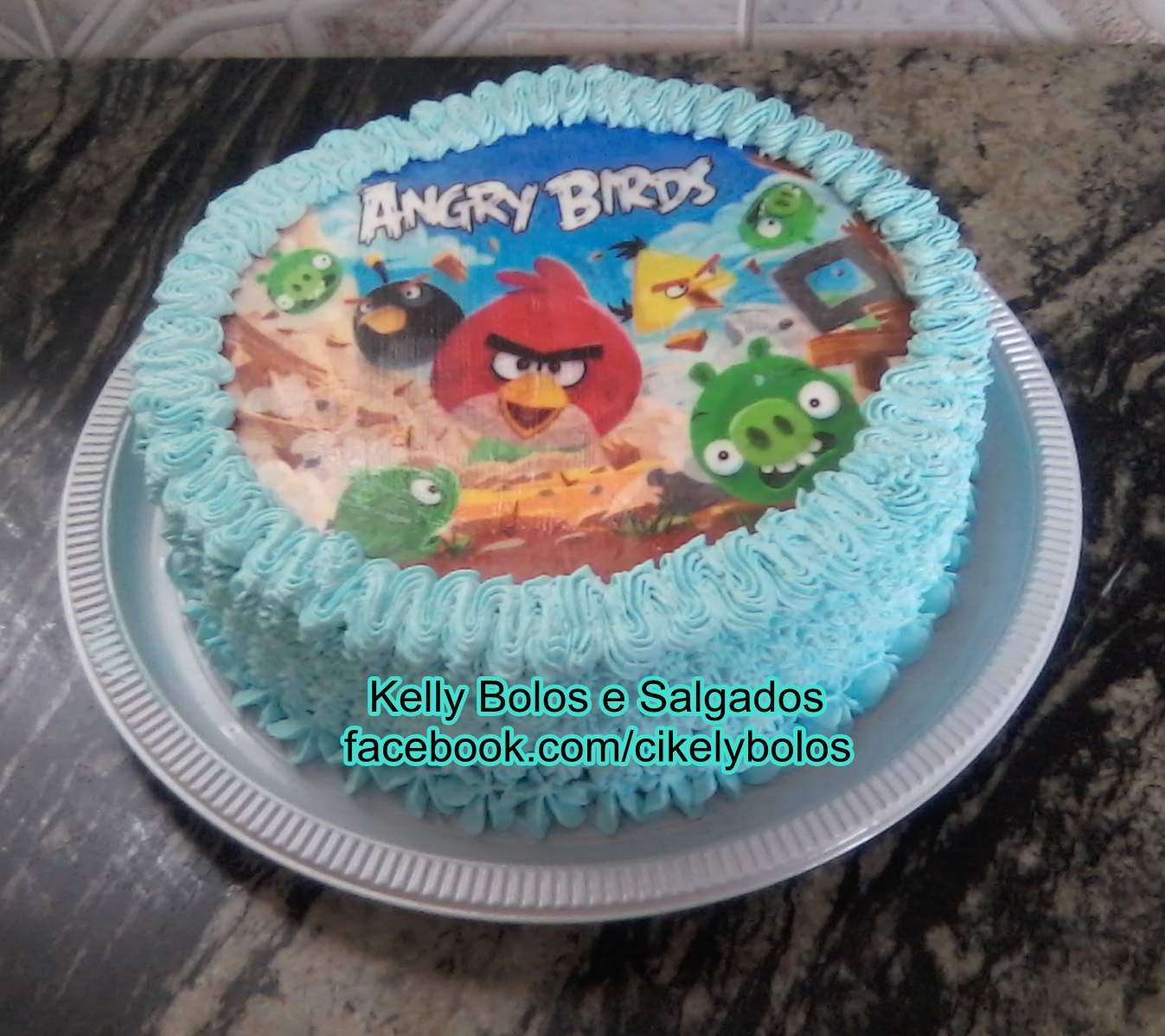 Bolos Decorados: Bolo Decorado Angry Birds